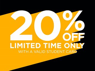 BLUE INC STUDENT DISCOUNT - 20% OFF - Limited Period!