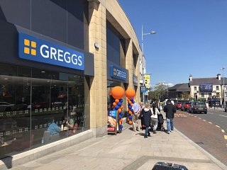 Yay! It's Greggs opening day at HSM!!