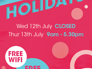 July Opening Hours