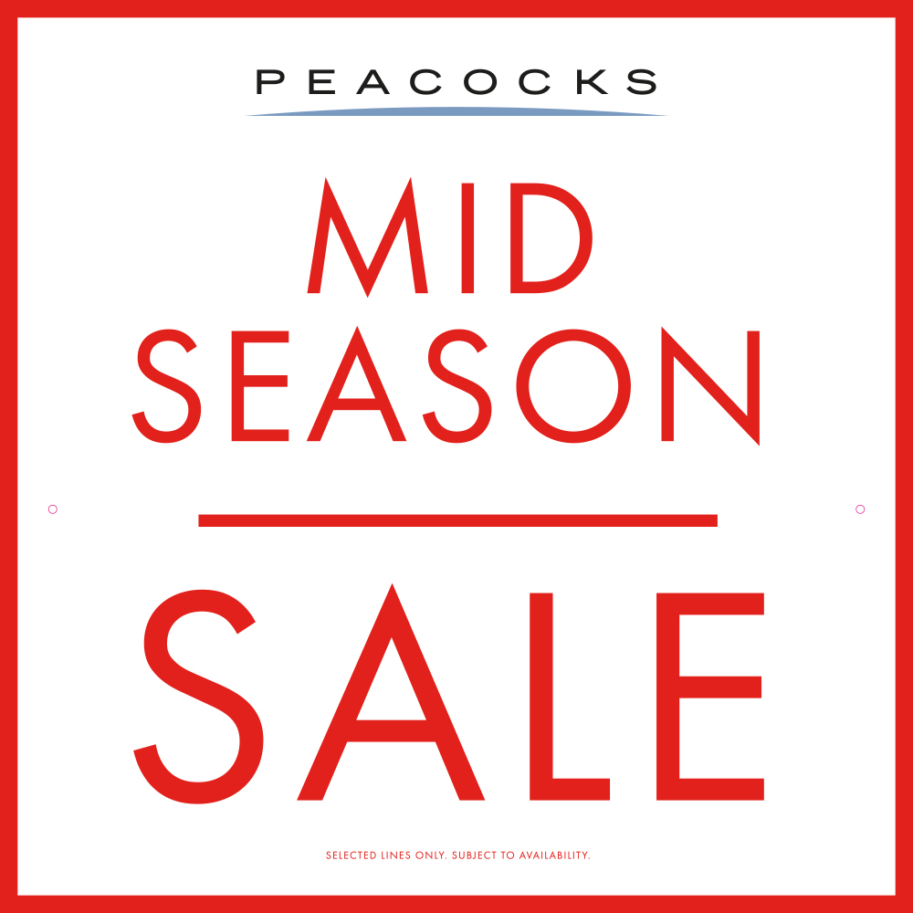 Peacocks up to 50% off