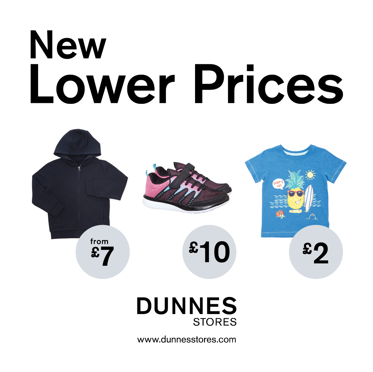 Dunnes Stores New Lower Prices across Kidswear.