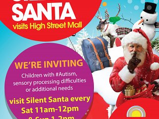 SILENT SANTA COMES TO HIGH STREET MALL