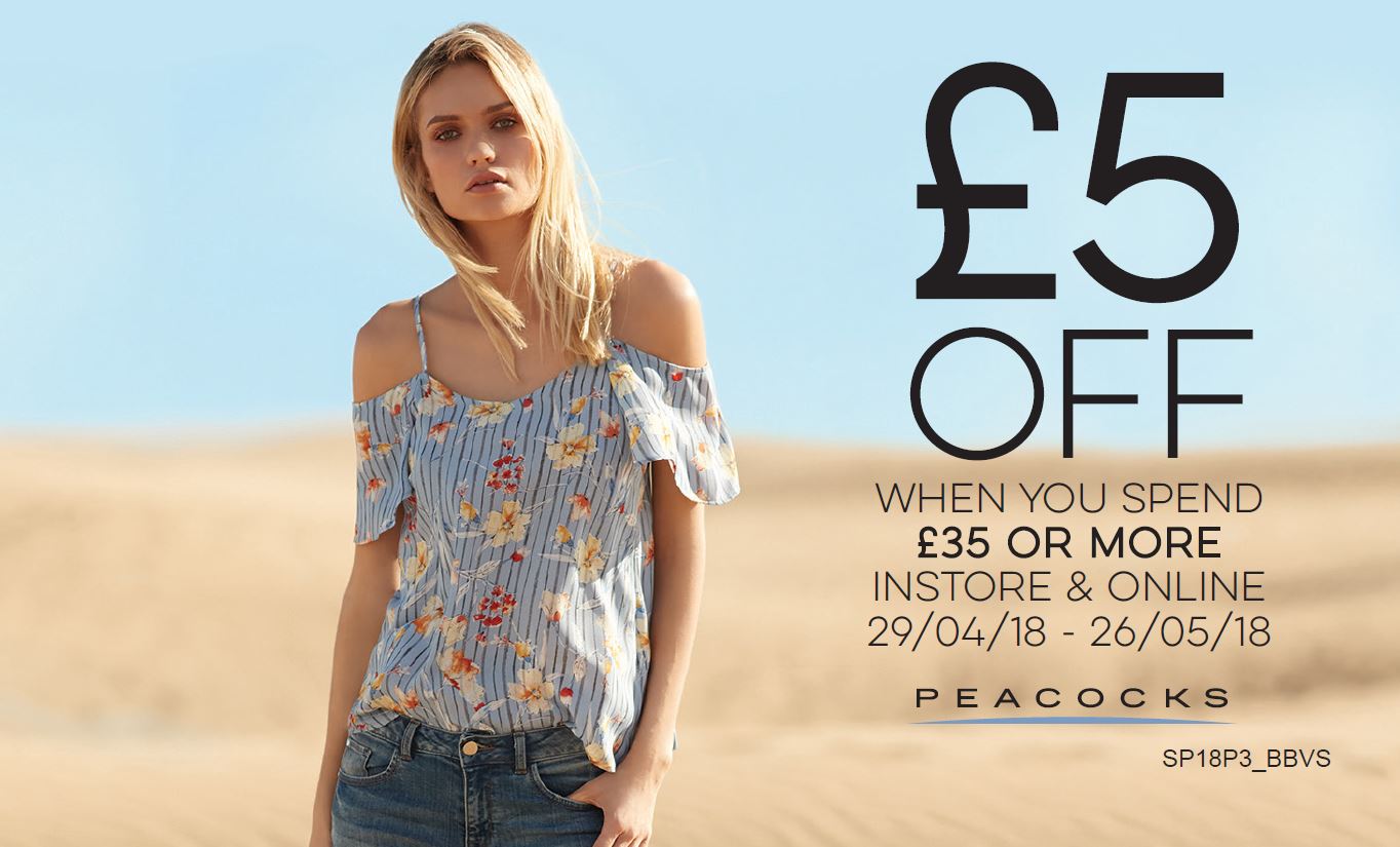 Peacocks May bounceback offer is here!